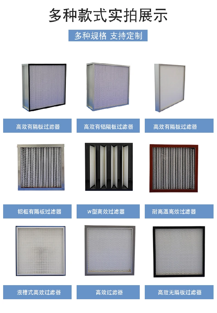 初效,中效,高效過濾器的區別是什么?